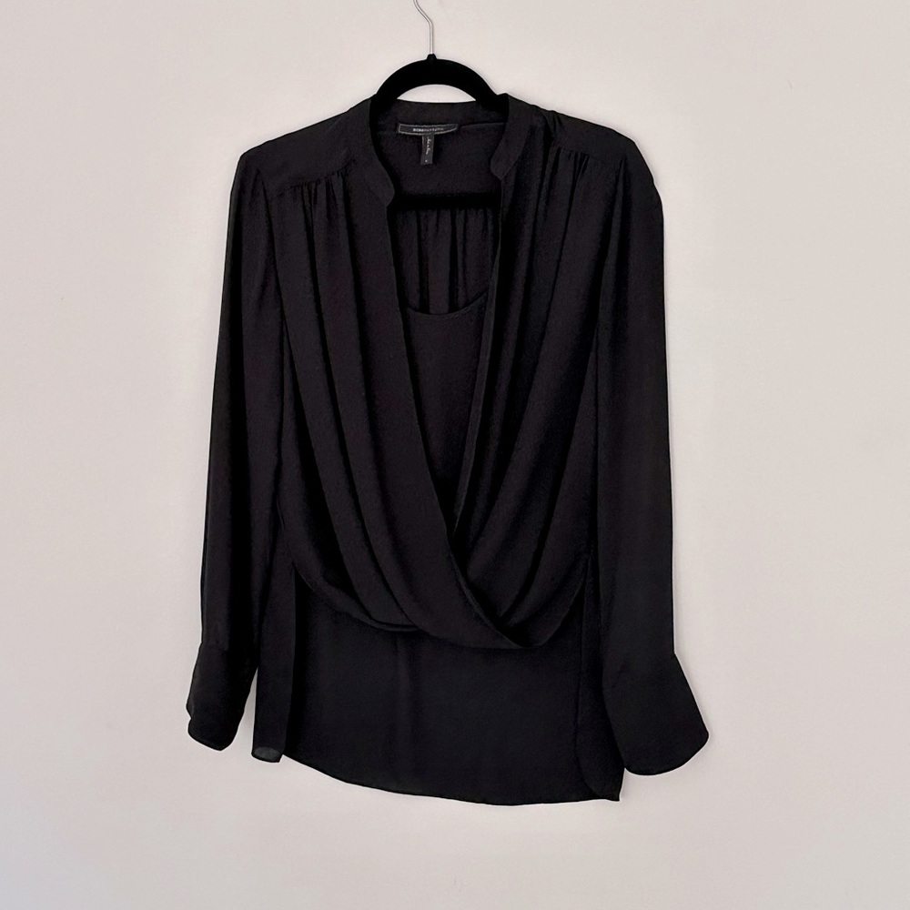 Bcbg black blouse